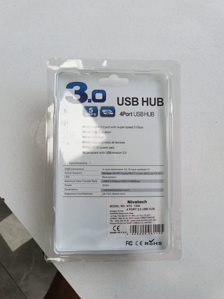 Nivatech USB 3.0 4 Port USB Hub Çoklayıcı - 2