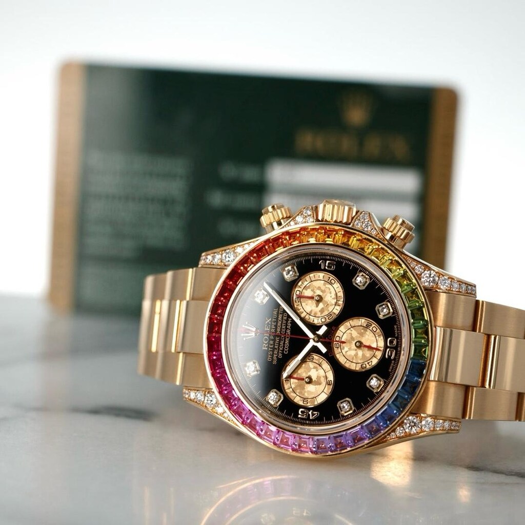 İTHAL/SIFIR/UNİSEX/Rolex Cosmograph Daytona,Tam Otomatik 18Kt.Gold - 5