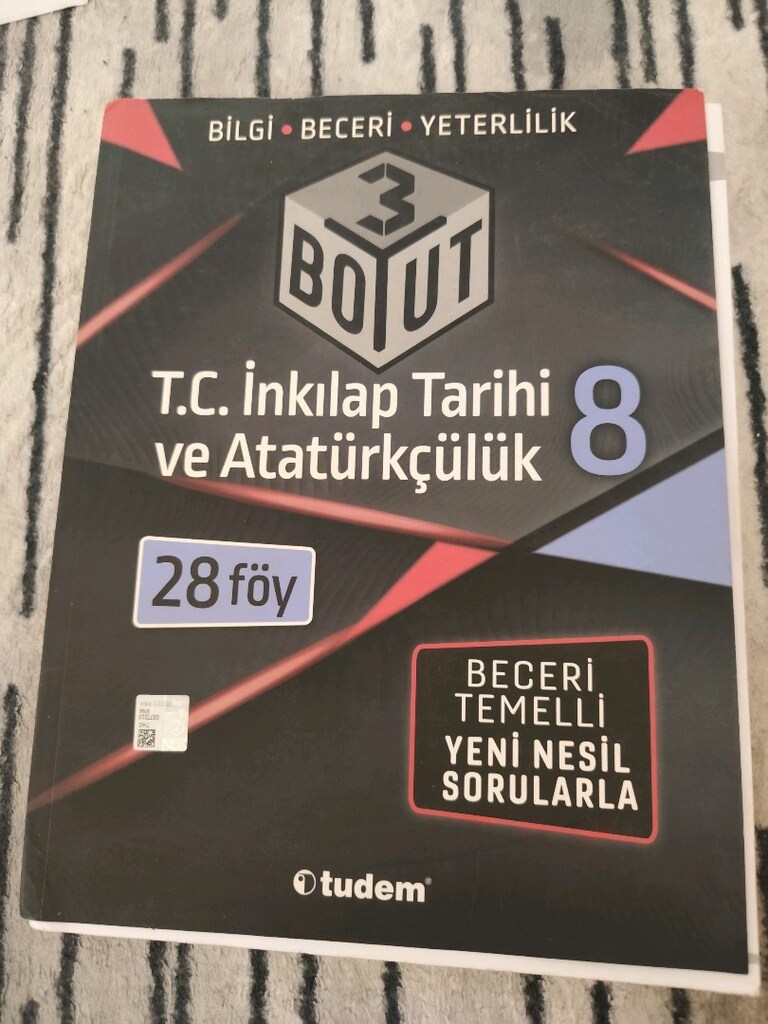 8. sınıf test kitapları 3 adet - 5