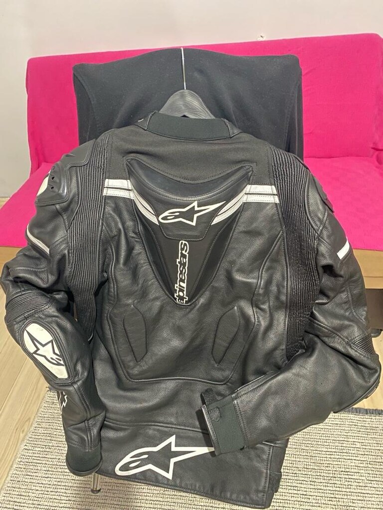 Sıfır ayarında Orjinal Alpinestars motorcu montu deri racing - 2