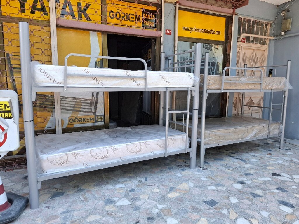 METAL GRI RANZA 2 YATAK FİYATA DAHİLDİR ÜCRETSİZ TESLIMAT - 2