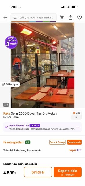 RAKS ELEKTRİKLİ SOBA