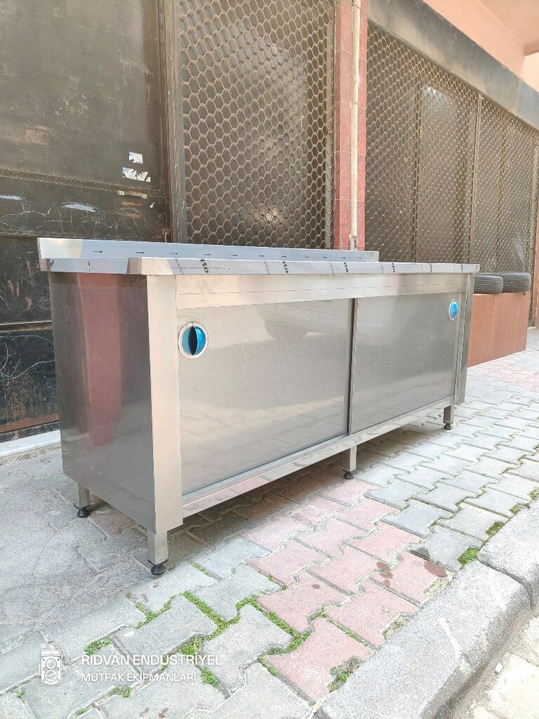 krom evye paslanmaz bulaşık yıkama lavabosu hazır mutfak eviye tezgah - 12