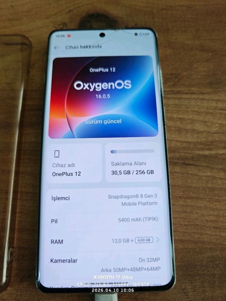 16 Ay Açık Oneplus 12 Snap 8Gen 3 24/256 GB 5G FIRSAT - 3