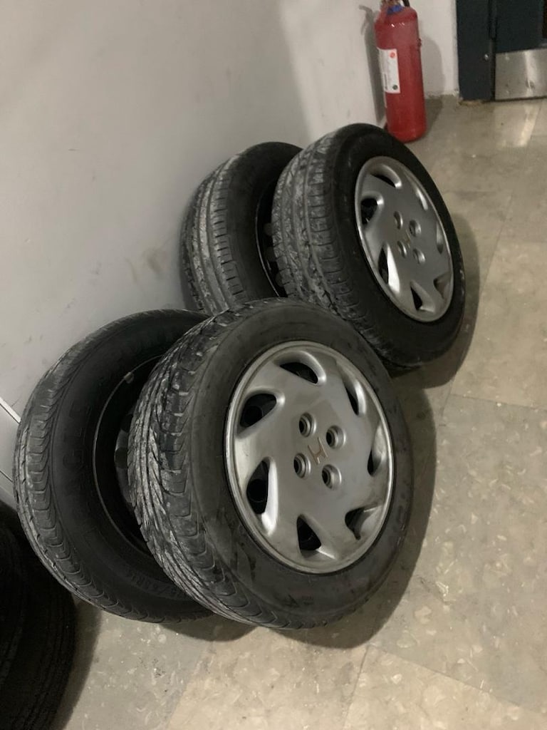 14 4x100 Honda Hundai teneke jant lastik - 2