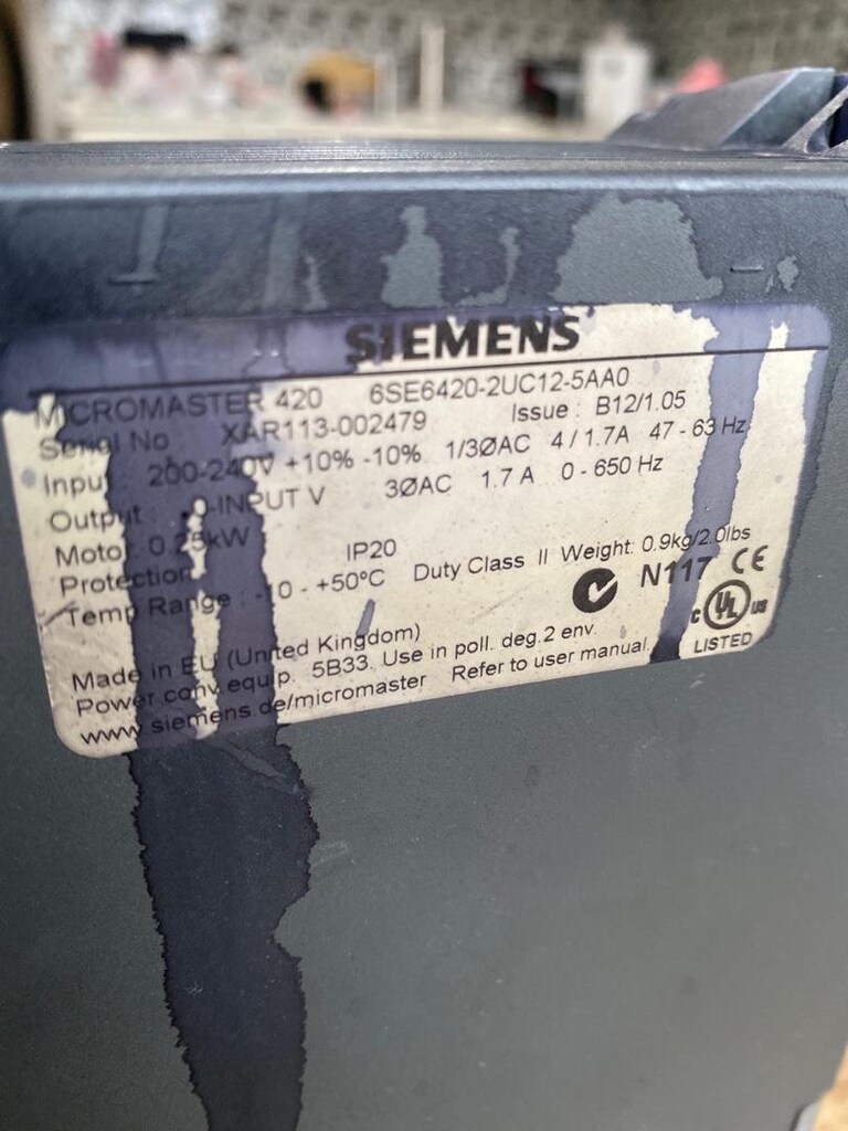 siemens 0.25 kw sürücü - 2