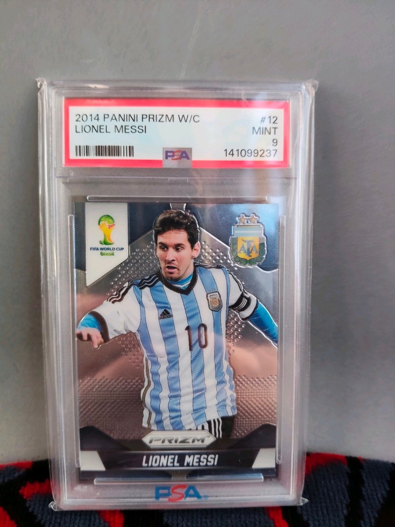 Lionel Messi 2014 Panini Prizm World Cup #12 – PSA 9 MINT | Nadir Kole