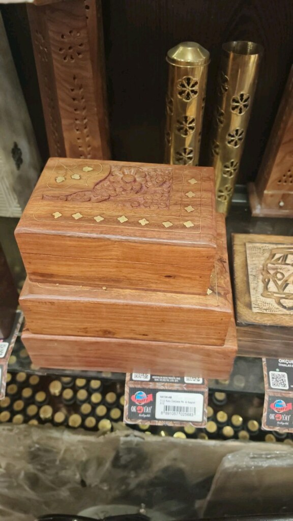 ahşap 3 lü kutu - 2