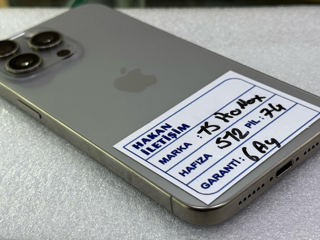 6 AY GARANTİLİ İPHONE 15 PRO MAX 512GB - 5