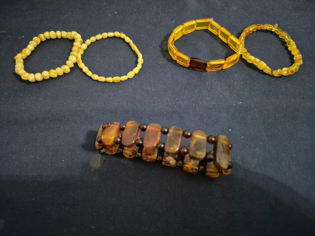 ROLEX DAMLA KEHRİBAR BİLEKLİK