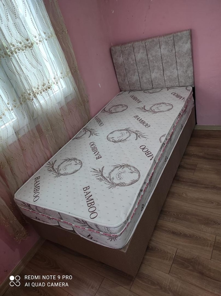 ultra lüks tek kişilik 90x190 baza başlık yatak sıfır ürün dev kampany - 5
