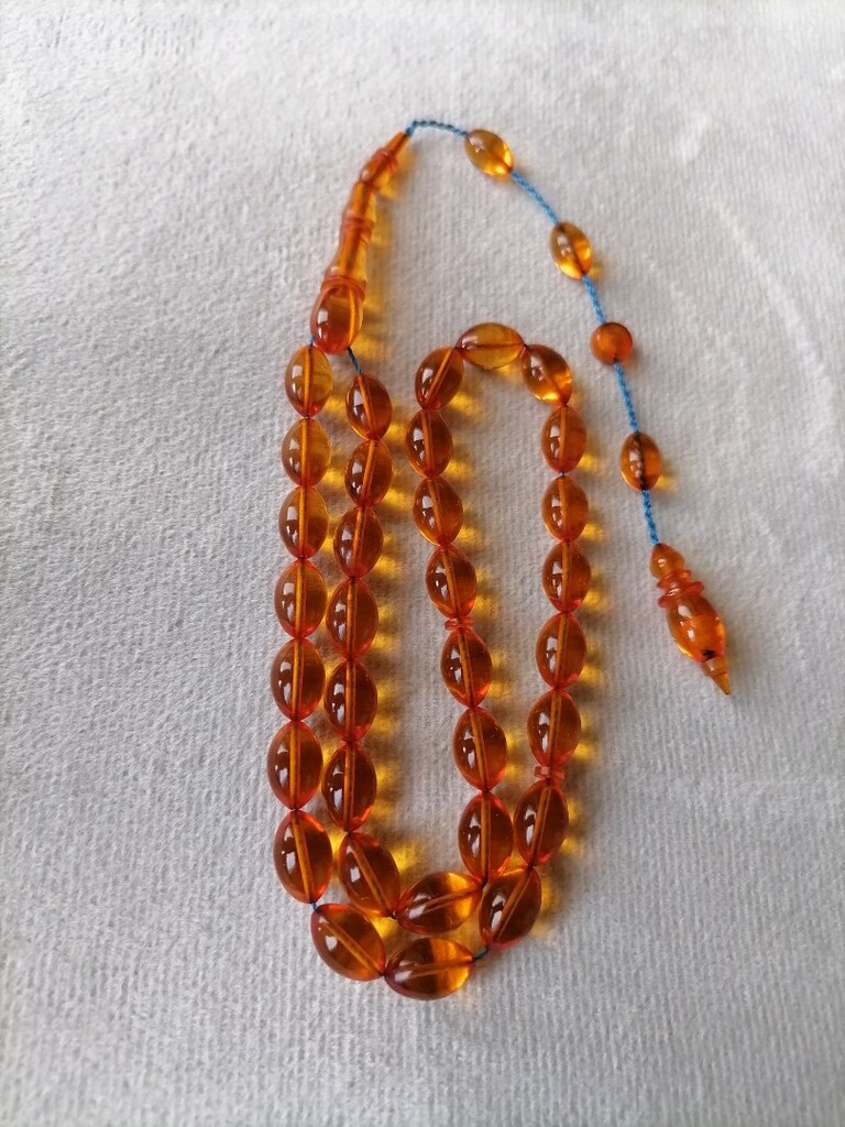 Ateş Kehribar Tesbih - 2