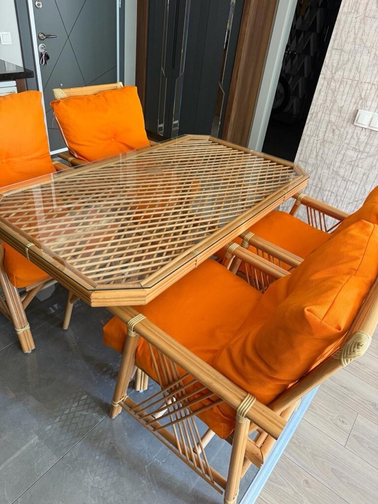 bambu yemek masa takımı - 5