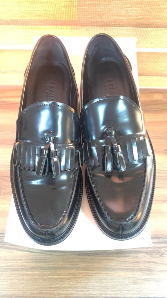 Beymen Collection Parlak siyah, klasik loafer ayakkabı 42 no - 5