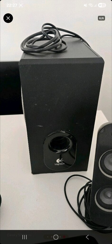 logitech 5+1 ses sistemi sorunsuz calisir durumundadir. - 7