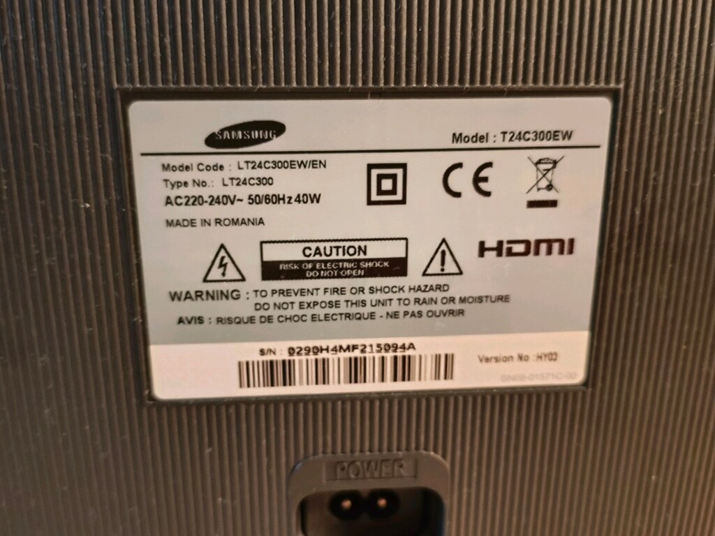 Samsung T24C300EW 24" Full HD Monitör/TV - Panel Arızalı - 10