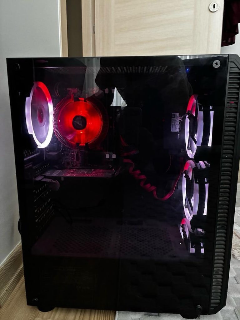 ışıklı kasa pc montiör kasa bilgisayar - 7