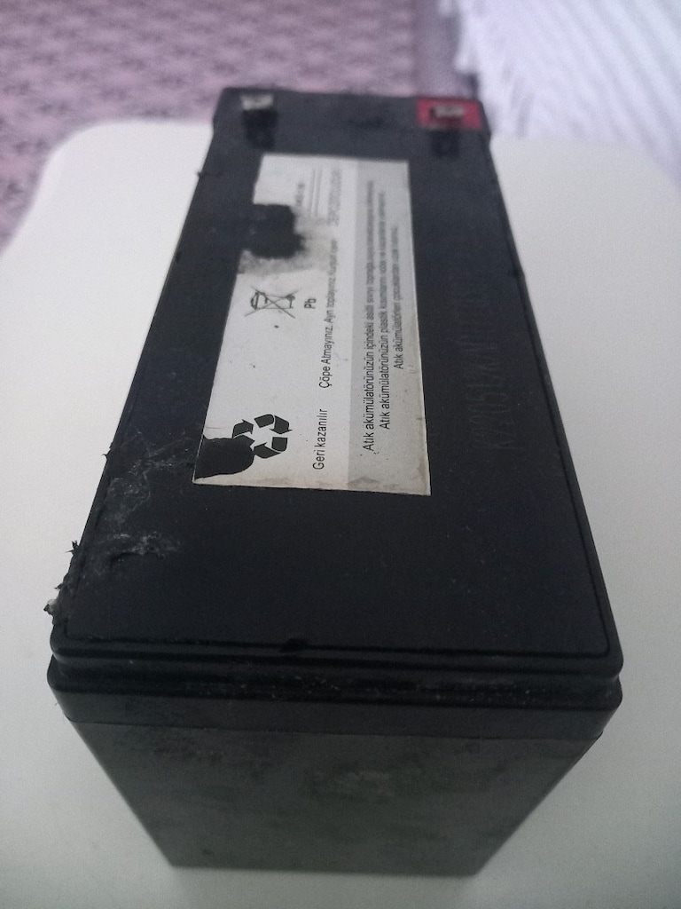 MAKELSAN 12 VOLT 7 AMPER SOKETLİ UPS AKÜSÜ - 4