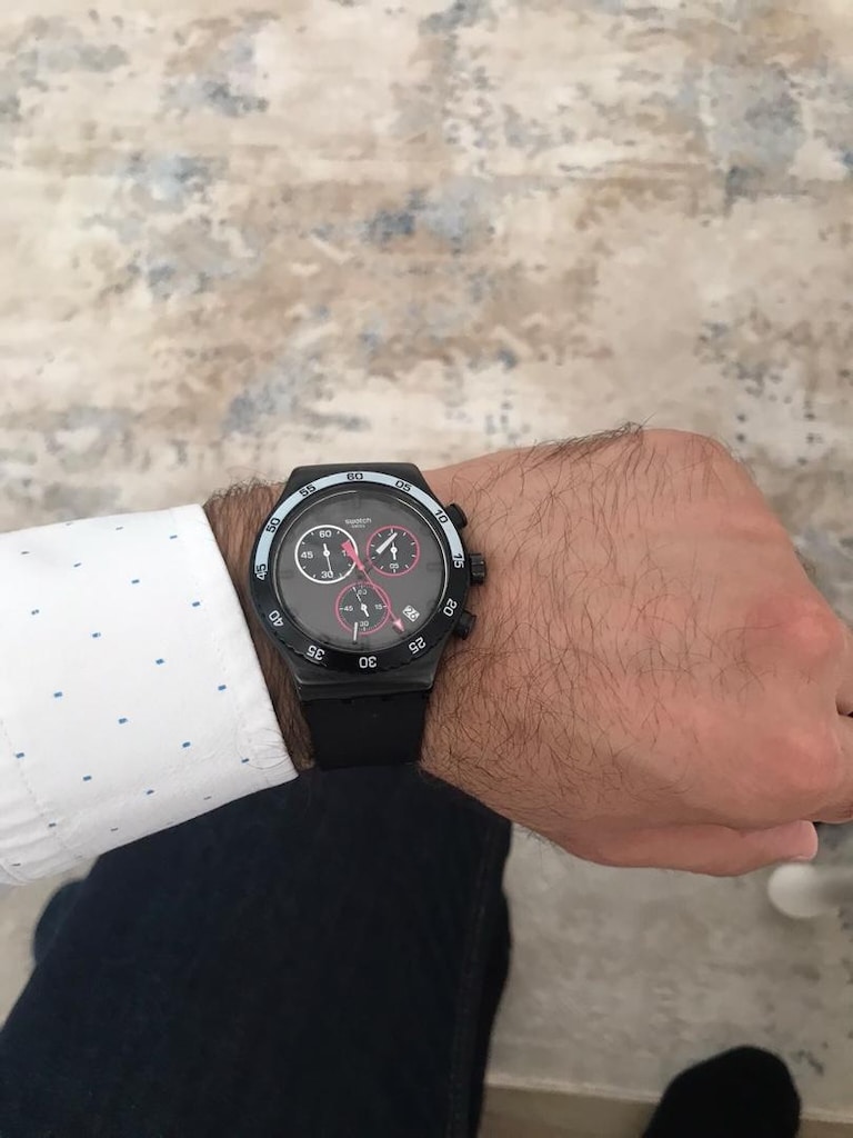 Swatch Çelik kasa silikon kordon - 2