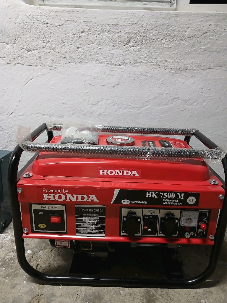 SIFIR HONDA HK 7500 M BENZİNLİ JENERATÖR (İPLİ) - 5
