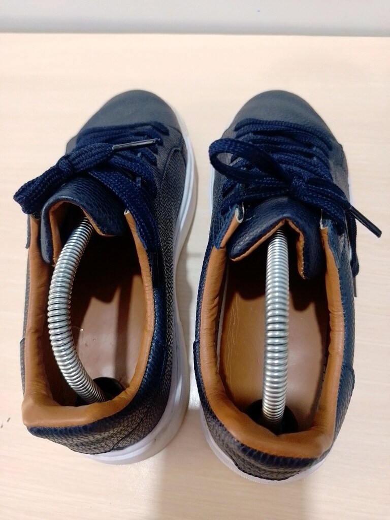 HATEMOĞLU SAYKI Lacivert Deri Sneaker - 7