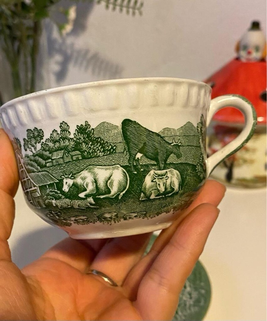 Antika İngiliz ADAMS & WEDGWOOD Çay Boy Fincan — görsel 14/19
