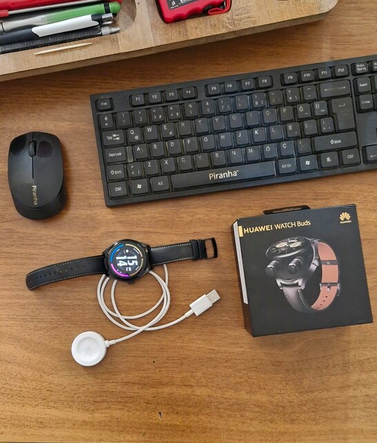 Kutulu Orijinal Huawei Watch Buds Akıllı Saat (Kulaklıklı)