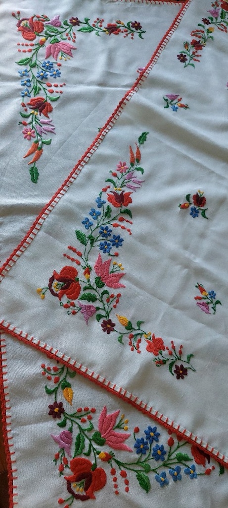 ANTIKA AVRUPA NAKIS MACAR ORTU 86CM BOL BIBERLI VE CİCEKLER TEMA SİFİR - 2