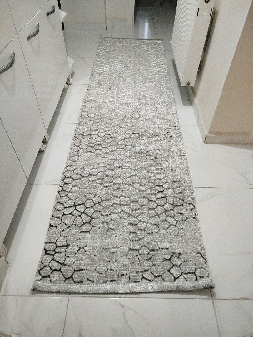 gri taş desenli ince bambu yolluk - 2