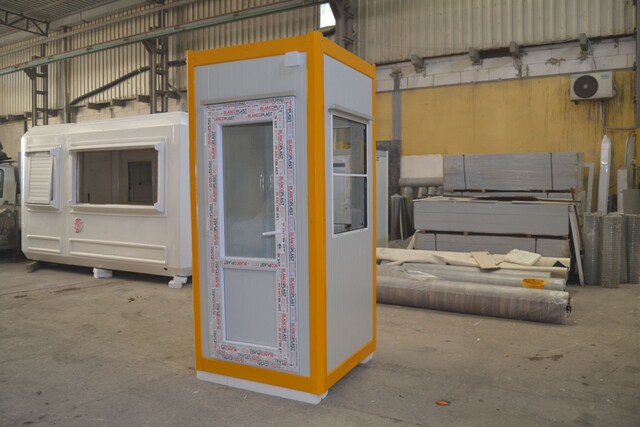 KABİNKONTEYNER YAPI KAMPANYA 110X110 RENKLİ GÜVENLİK KULÜBESİ SIFIR