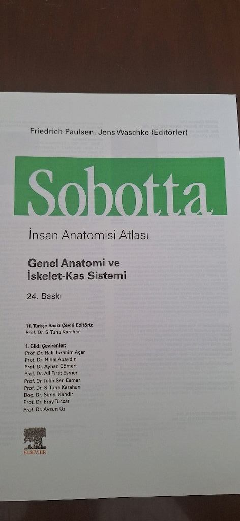 Sobotta İnsan Anatomisi Atlası Tam Set (4 Cilt) - 7