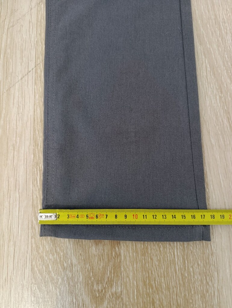 GRİ KANVARS OKUL PANTOLONU - 6