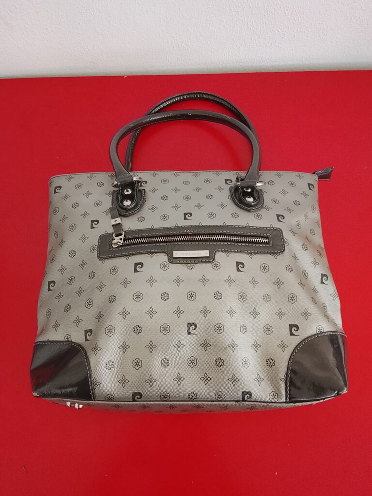 Orijinal Pierre Cardin Monogram Desenli Omuz Çantası - 5
