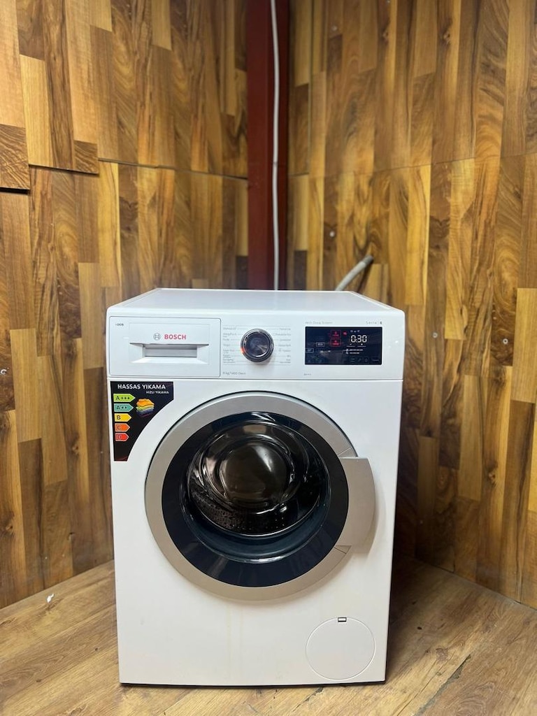 BOSCH seri 6 modeli 9 kilo 1200 devir sıfır ayarında İdoslu - 5