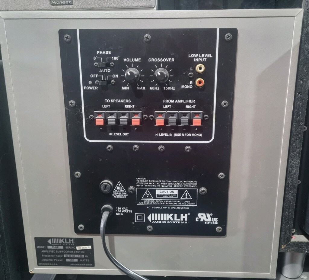 her biri 5000tl lg pioneer klh creative aktif subwoofer sub - 3