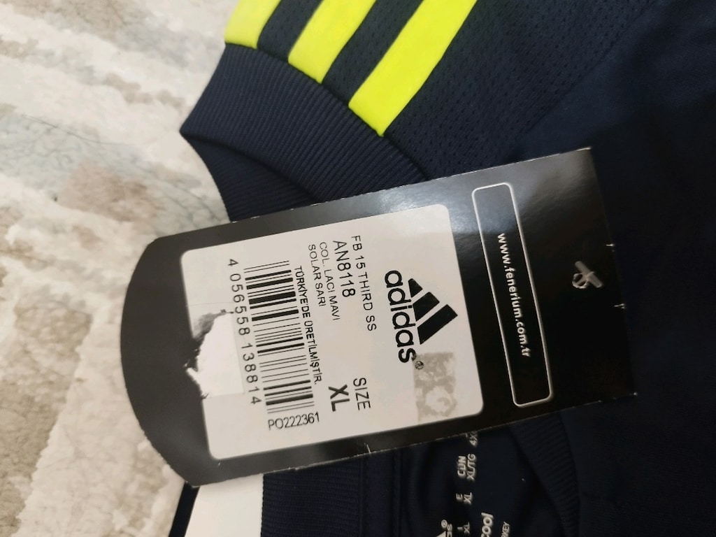 Orijinal Fenerbahçe 2015-16 sezonu Adidas 3.Forması - 4