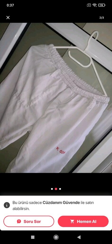 BEYAZ KUMAŞ ALT EN 50 CM BOY 100 CM İstanbul, Esenyurt - 2