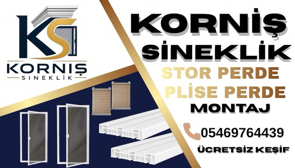 KORNİŞ MONTAJ SİNEKLİK MONTAJ LÜLEBURGAZ