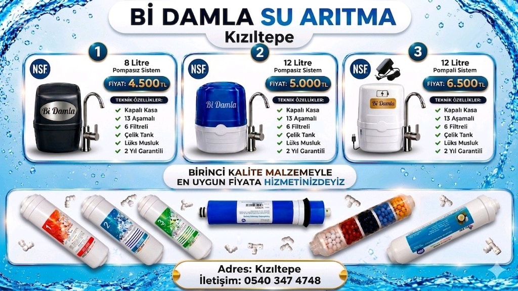 Su Arıtma Cihazları Ve Filitreleri