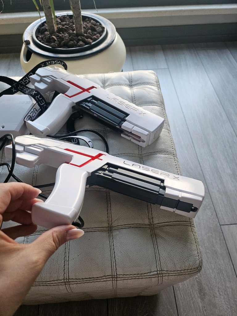 LASER X 2 Oyuncu Lazer Oyun Seti, İç ve Dış Mekan Lazer Tabancaları, - 2