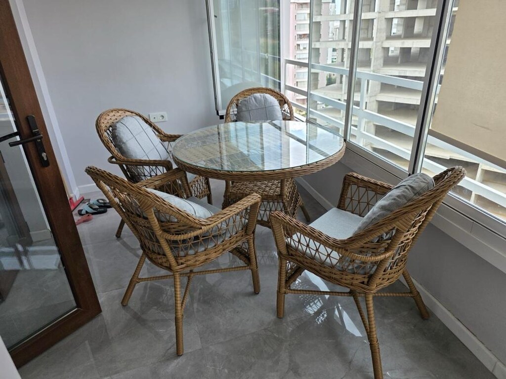 Rattan masa sandalye takımı - 2
