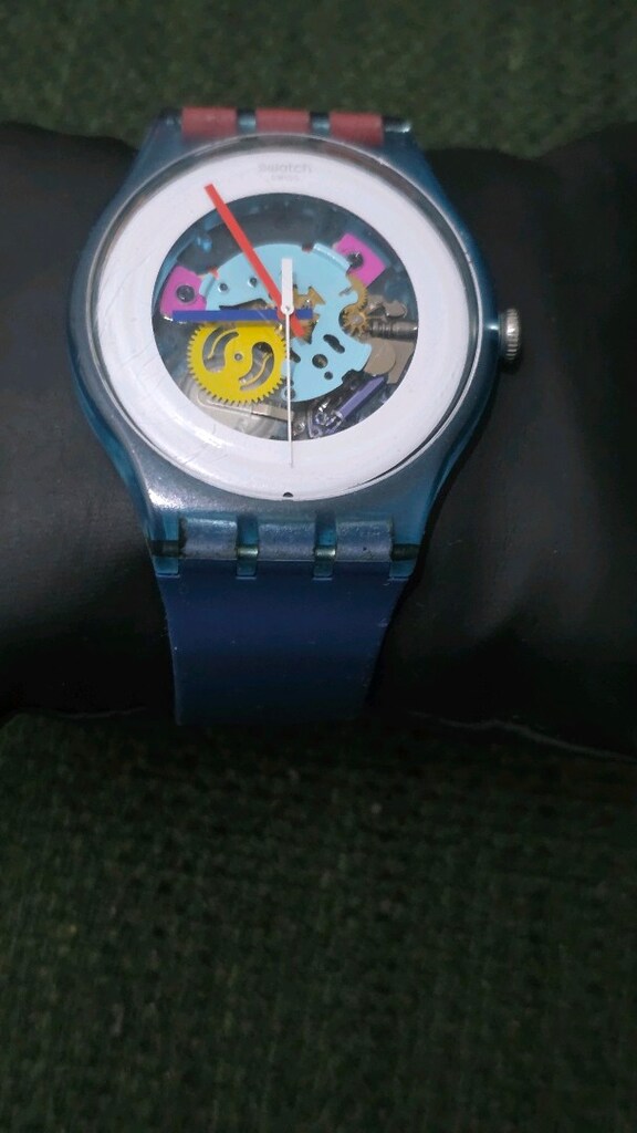 Swatch swiss 40mm özel tasarım kol saati - 4