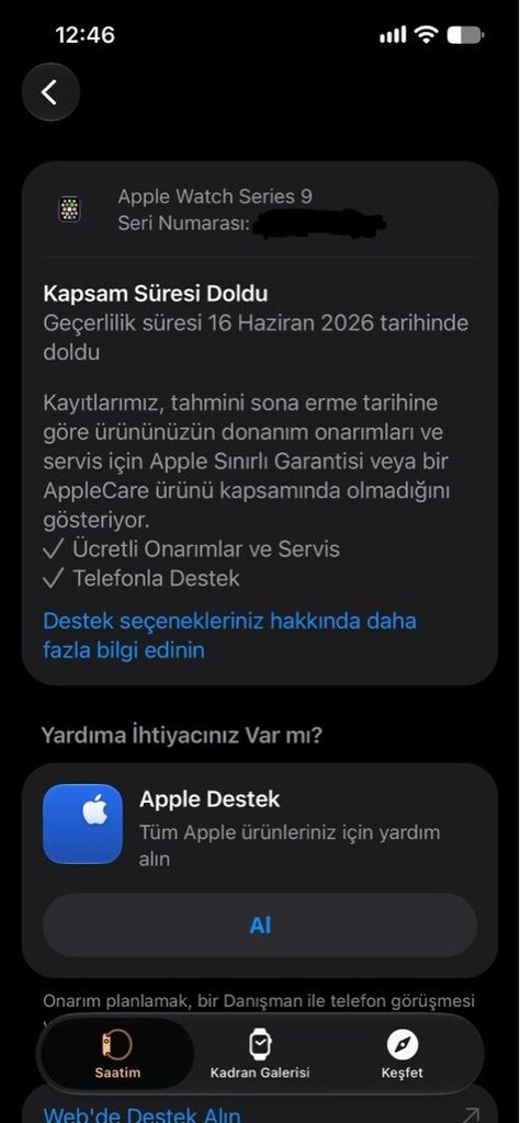 Apple Watch 9 GPS 45 mm ekstralı - 8