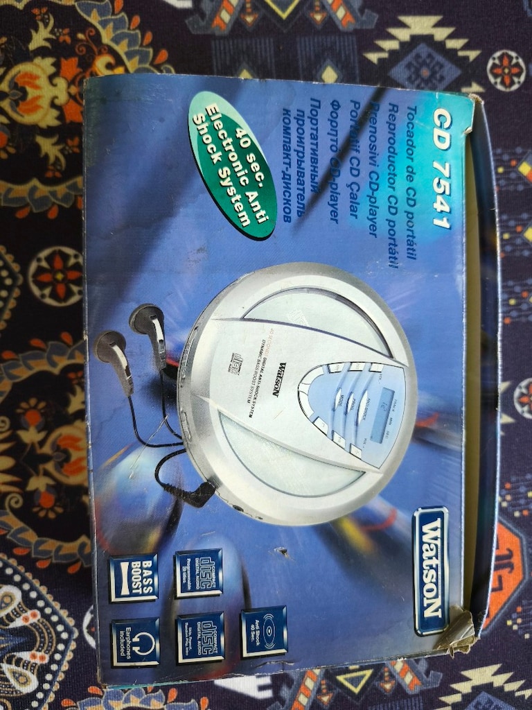 Sıfır kutusunda discman CD çalar