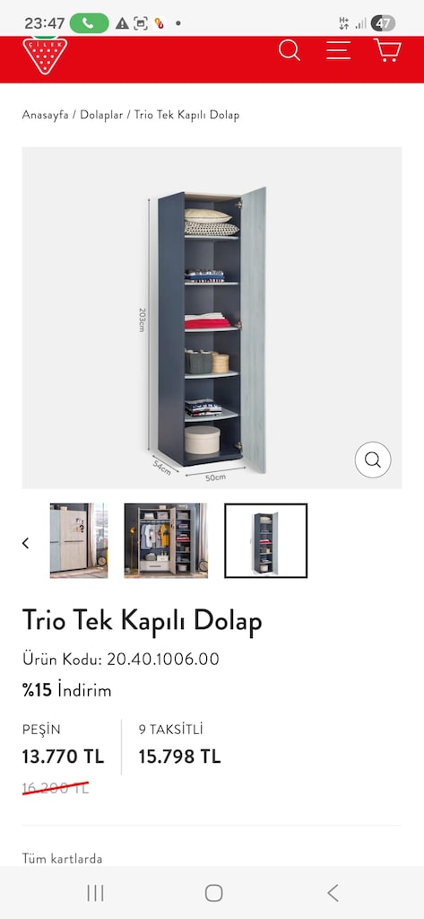 Çilek trio genç odası takımı - 2