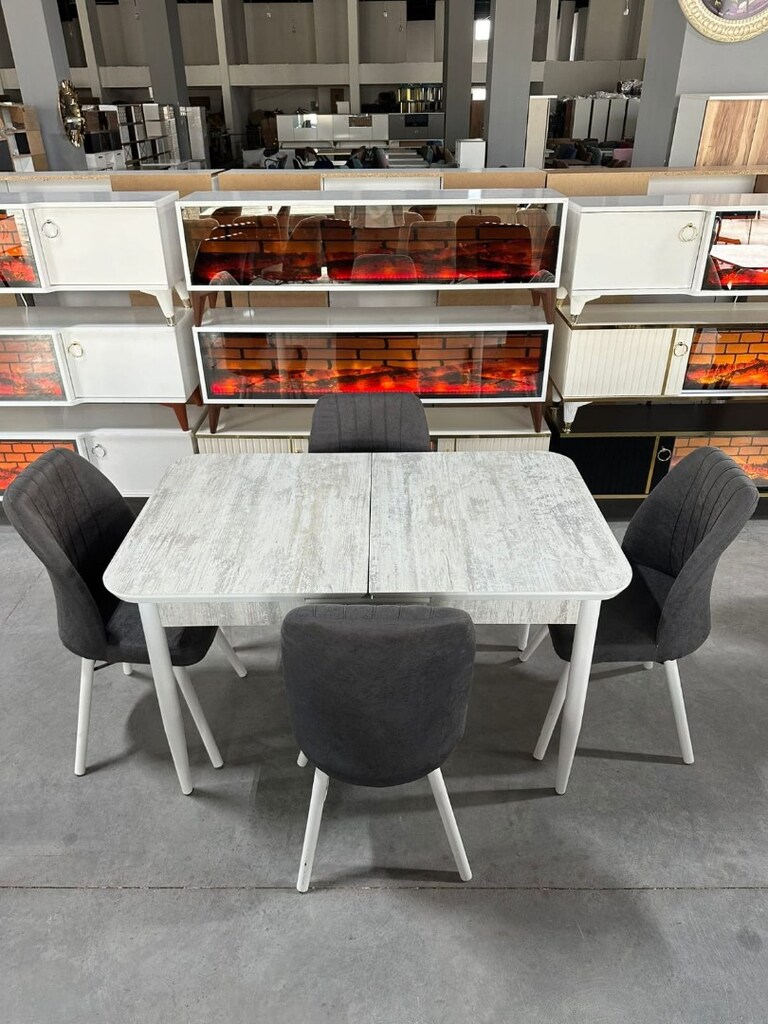 4 kişilik masa sandalye - 4