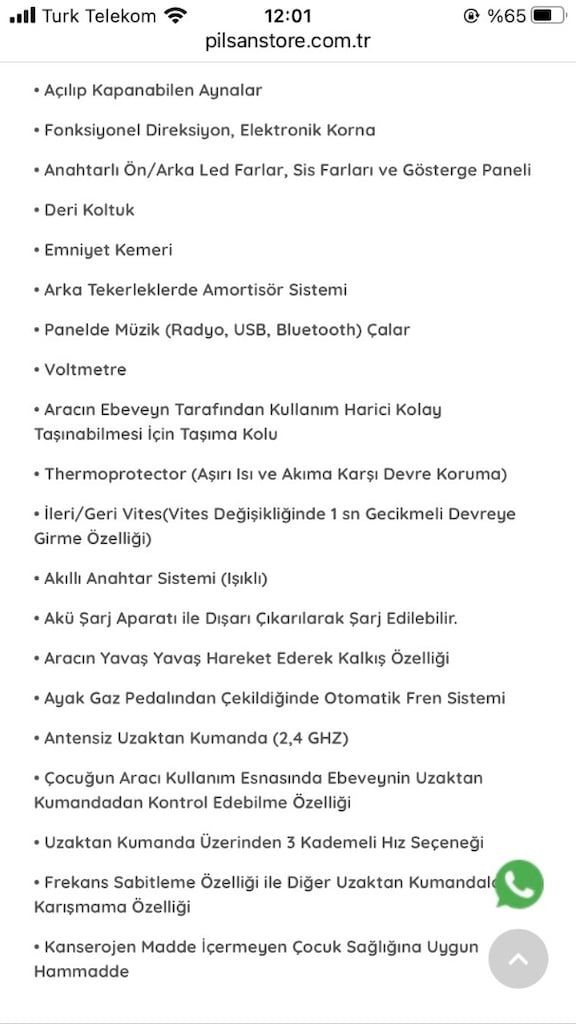 sıfıra yakın akülü araba - 7