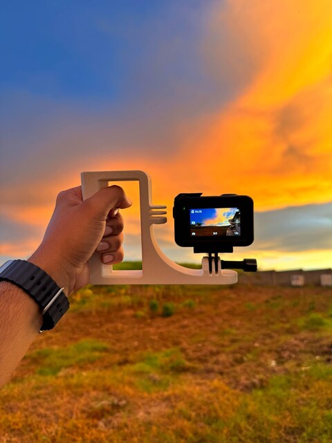 DJI Osmo Action 3/4/5 ve GoPro Uyumlu El Tutacağı (Handgrip)