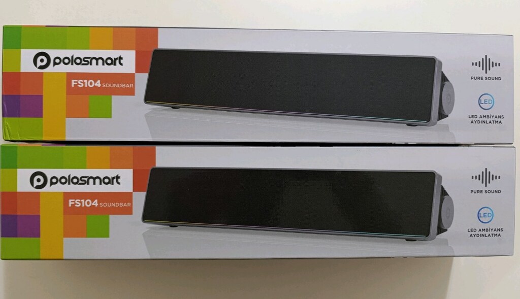 Polosmart FS104 Kablosuz Bluetooth Soundbar Hoparlör Speaker 16W LED - 5