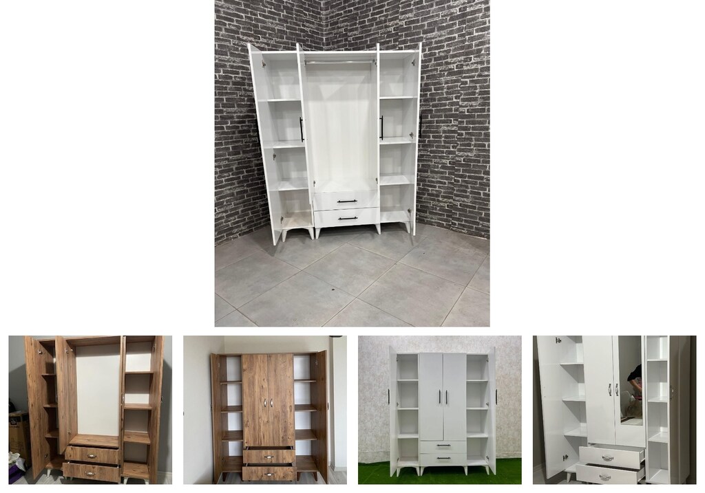 4 kapaklı elbise dolabı uokvybezyr - 2